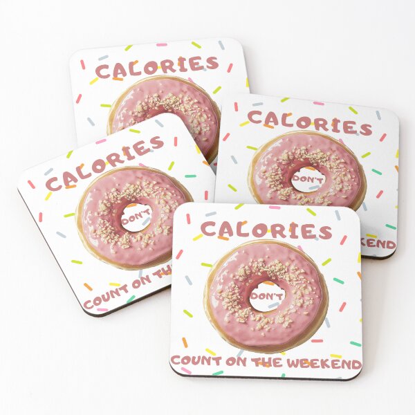 Item preview, calories don't count on the weekend designed and sold by QueerPenguin.