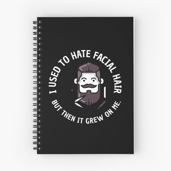 Item preview, I Used to Hate Facial Hair, But Then it Grew On Me.  designed and sold by crazydotdesigns.