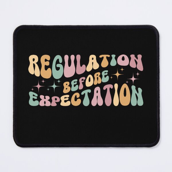 Item preview, Regulation Before Expectation Neurodiversity Affirming,Groovy Design designed and sold by belladesign7.