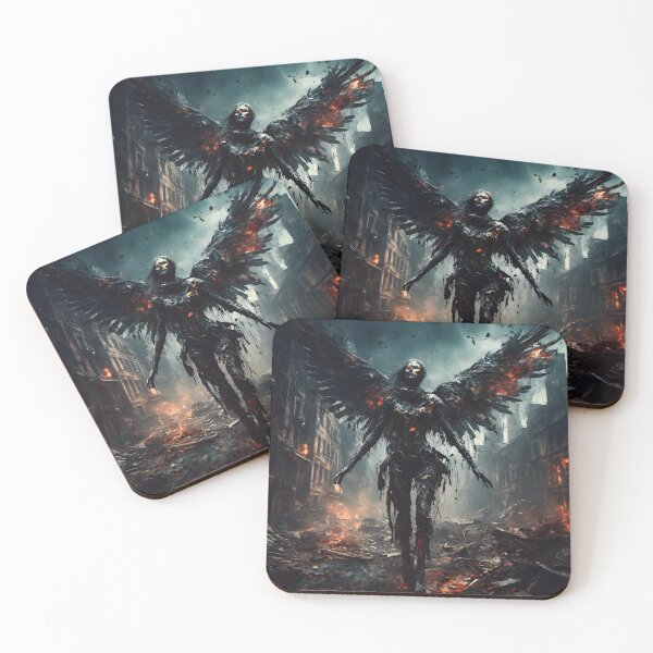 Item preview, Horror Art - Angel of Death, Burning Wings designed and sold by Salimgor Hangaround Music.