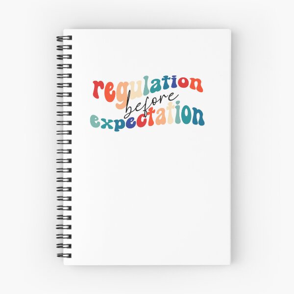 Item preview, Regulation Before Expectation Neurodiversity Affirming,Groovy Design designed and sold by belladesign7.