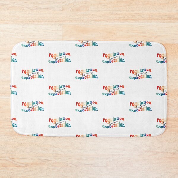 Item preview, Regulation Before Expectation Neurodiversity Affirming,Groovy Design designed and sold by belladesign7.