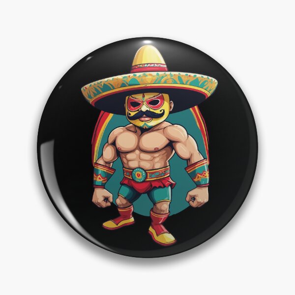 Item preview, Mexican Wrestler Iconic Lucha Libre designed and sold by LuminOrb.