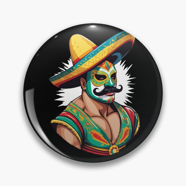 Item preview, Mexican Wrestler Lucha Libre Freestyle designed and sold by LuminOrb.