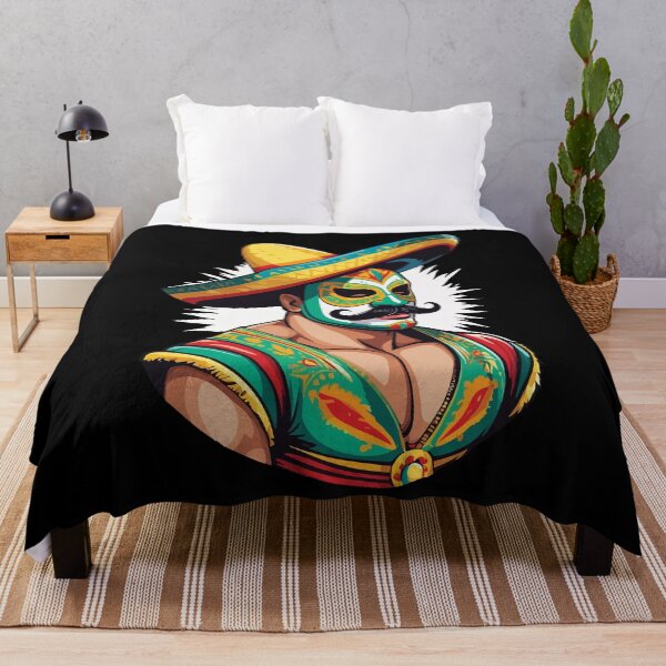 Item preview, Mexican Wrestler Lucha Libre Freestyle designed and sold by LuminOrb.
