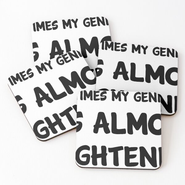 Item preview, sometimes my genius is... it's almost frightening designed and sold by 101univers.