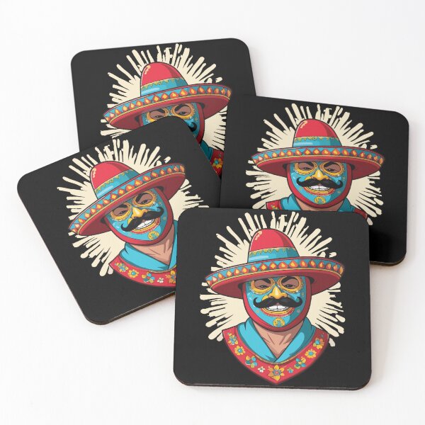 Item preview, Lucha Libre Mexican Wrestler Freestyle designed and sold by LuminOrb.