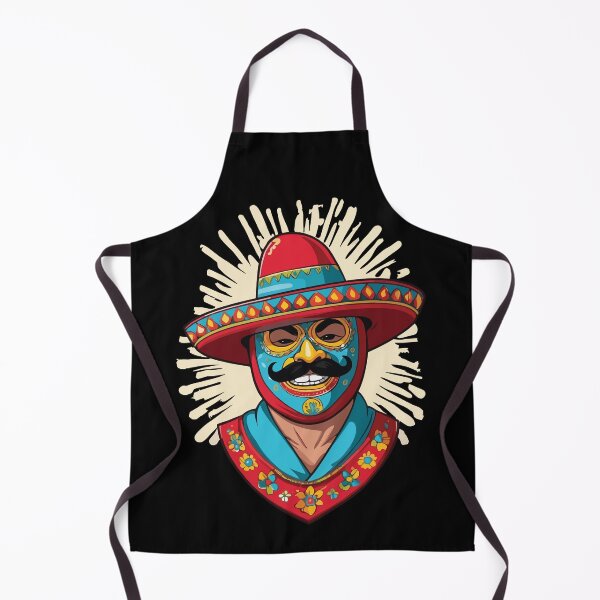 Item preview, Lucha Libre Mexican Wrestler Freestyle designed and sold by LuminOrb.