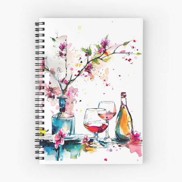 Item preview, Spring Party Table with wine, flowers designed and sold by Areebanawab.