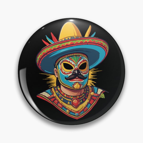 Item preview, Mexican Wrestler Iconic Lucha Libre designed and sold by LuminOrb.