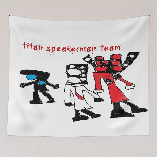 Item preview, Titan speakerman T-Shirt Front Back Print Mens Tee Staff Event Uniform Bouncer Screen Printed designed and sold by Espin23.