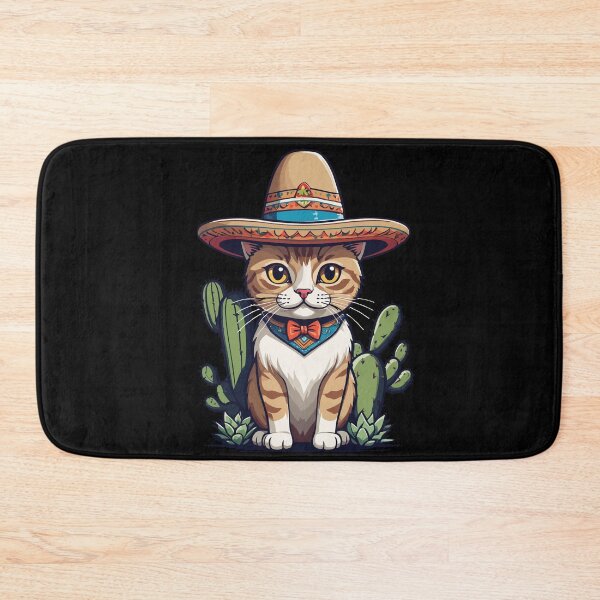 Item preview, Funny Cinco De Mayo Cute Sombrero Cat Fiesta designed and sold by LuminOrb.