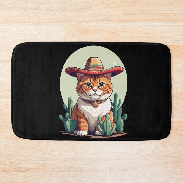 Item preview, Funny Cinco De Mayo Cute Sombrero Cat Fiesta designed and sold by LuminOrb.