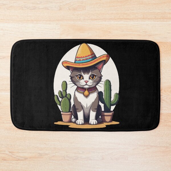 Item preview, Funny Cinco De Mayo Cute Sombrero Cat Fiesta designed and sold by LuminOrb.