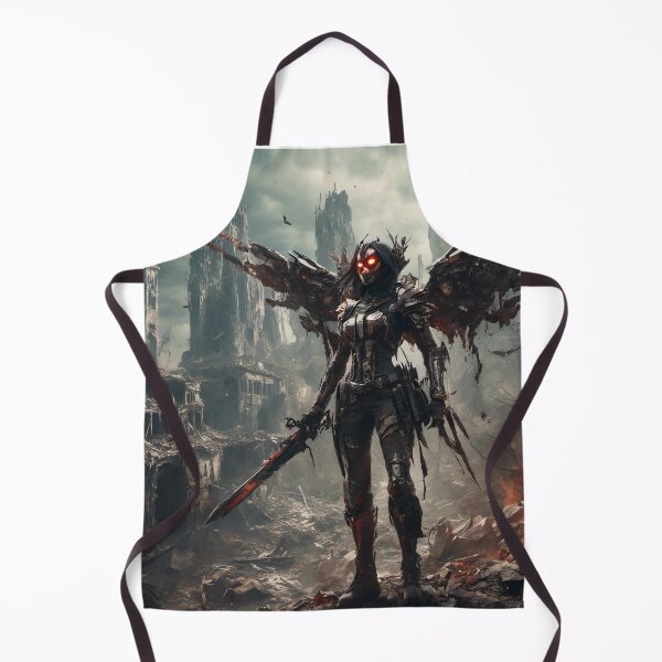 Item preview, Horror Art - Angel of Death in Nano Suit and Sword designed and sold by Salimgor Hangaround Music.