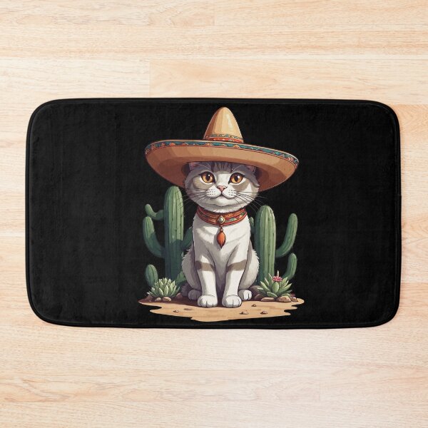 Item preview, Funny Cinco De Mayo Cute Sombrero Cat Fiesta designed and sold by LuminOrb.
