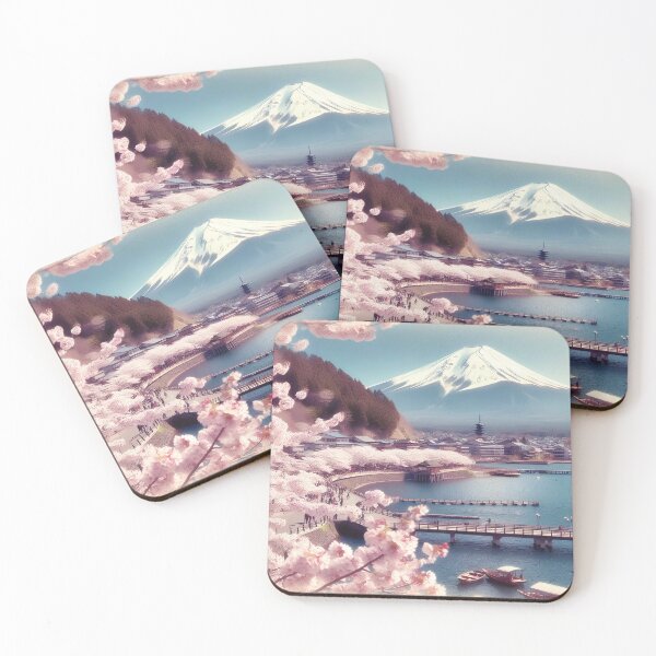 Item preview, Mount Fuji and cherry blossoms With the perfection of nature designed and sold by ArtZone1987.