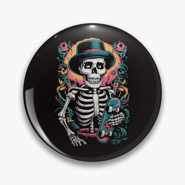 Item preview, Skull skateboard (Back) designed and sold by gittuska11.