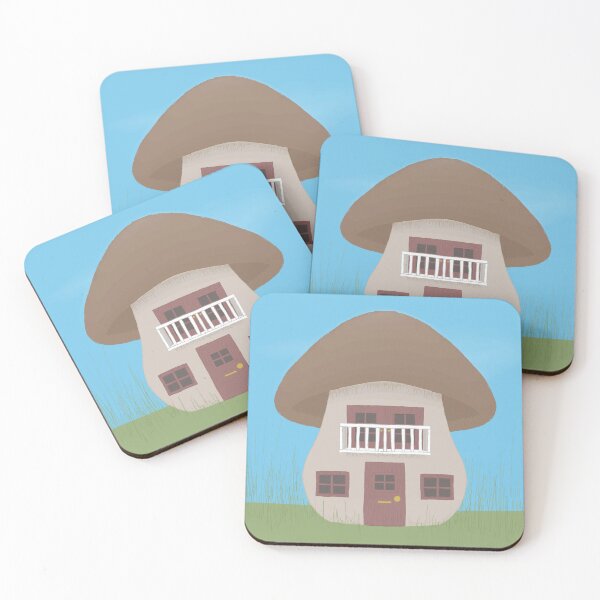 Item preview, Mushroom House - Day designed and sold by BreadyArtDesign.