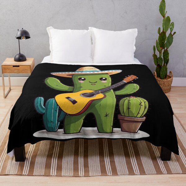 Item preview, Guitar Player Cactus Fiesta Mexican Joy designed and sold by LuminOrb.