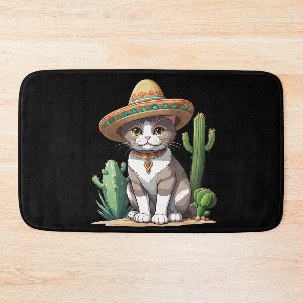 Item preview, Funny Cinco De Mayo Cute Sombrero Cat Fiesta designed and sold by LuminOrb.