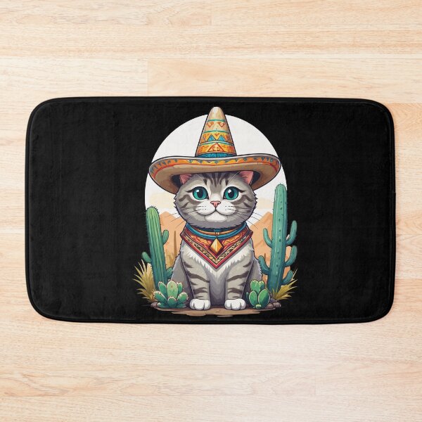 Item preview, Funny Cinco De Mayo Cute Sombrero Cat Fiesta designed and sold by LuminOrb.