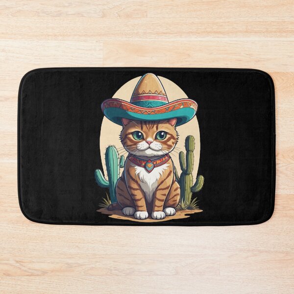 Item preview, Funny Cinco De Mayo Cute Sombrero Cat Fiesta designed and sold by LuminOrb.