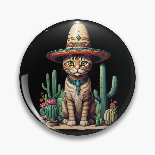 Item preview, Funny Cinco De Mayo Cute Sombrero Cat Fiesta designed and sold by LuminOrb.