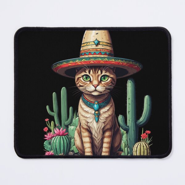 Item preview, Funny Cinco De Mayo Cute Sombrero Cat Fiesta designed and sold by LuminOrb.