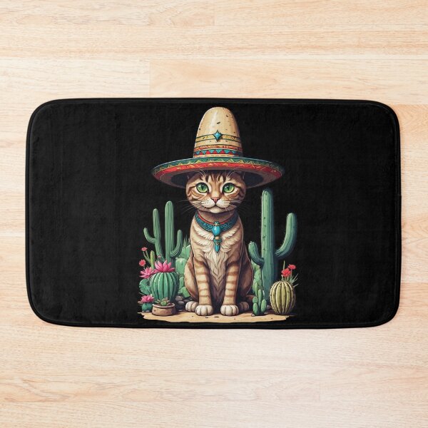 Item preview, Funny Cinco De Mayo Cute Sombrero Cat Fiesta designed and sold by LuminOrb.