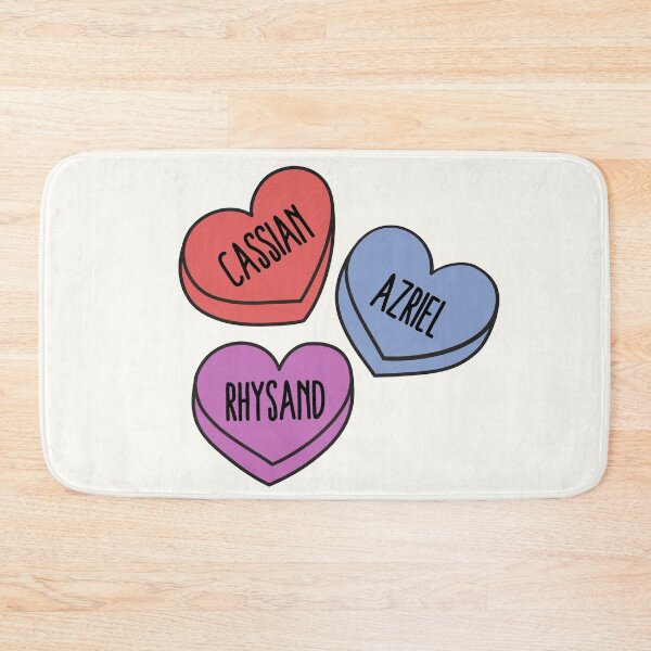 Aperçu de l'œuvre Bat Boys - ACOTAR Love Hearts (Azriel, Rhysand et Cassian) créée et vendue par Neadoodles.
