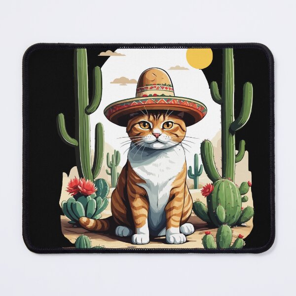 Item preview, Funny Cinco De Mayo Cute Sombrero Cat Fiesta designed and sold by LuminOrb.