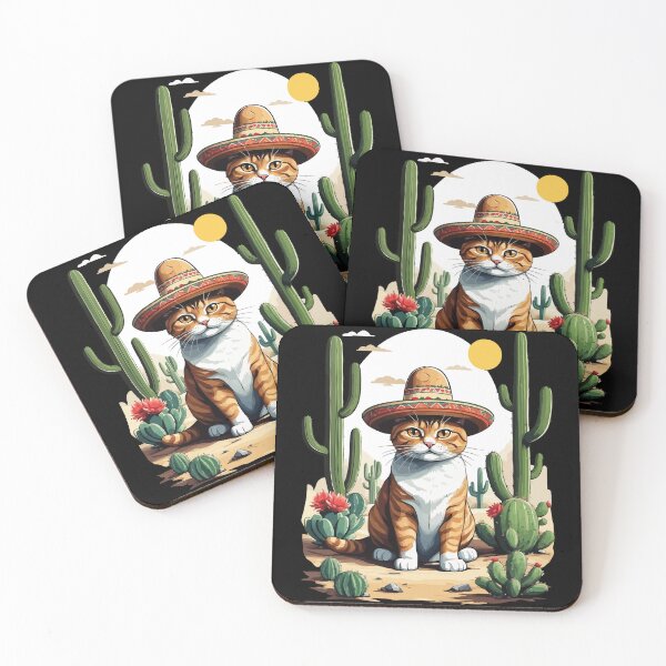 Item preview, Funny Cinco De Mayo Cute Sombrero Cat Fiesta designed and sold by LuminOrb.