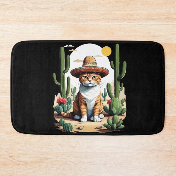 Item preview, Funny Cinco De Mayo Cute Sombrero Cat Fiesta designed and sold by LuminOrb.