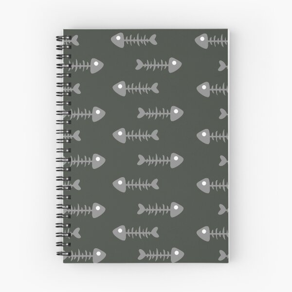 Item preview, Fish's skeletons pattern designed and sold by showyowl.