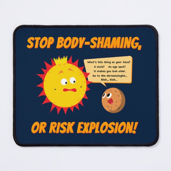 Item preview, nagging about sunspots designed and sold by COSMOSWAG.