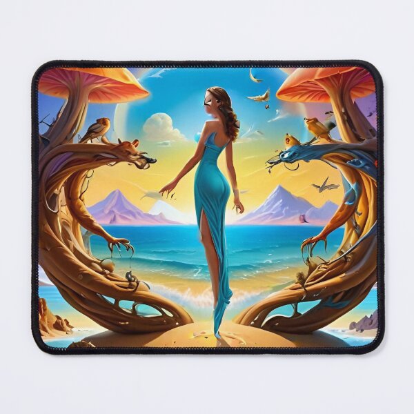 Item preview, Woman on a Surreal Beach designed and sold by Karianne Potter.