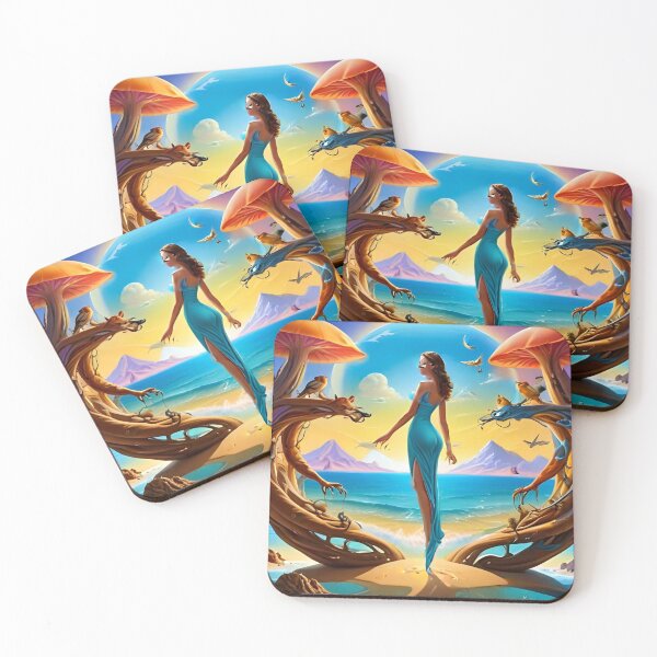 Item preview, Woman on a Surreal Beach  designed and sold by Karianne Potter.