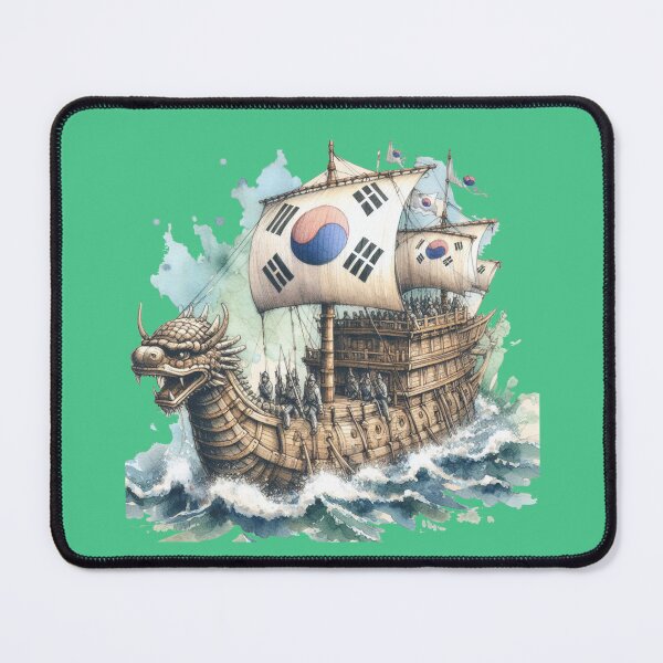 Item preview, Victorious Admiral Yi Sun-sin Turtle Ship 3D Sketch . designed and sold by PaintMeWorld.