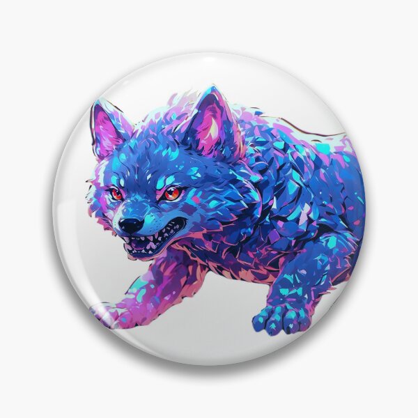 Item preview, growling wolf designed and sold by LevCreates.