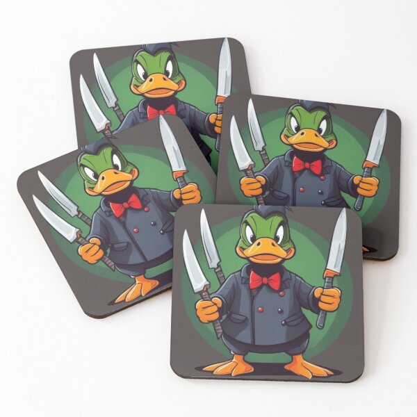 Item preview, Duck with Knife Meme designed and sold by WildWoyages.