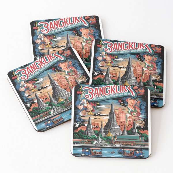 Item preview, The Vibrant Essence of Bangkok: Street Exploration Design designed and sold by Colorful-Garden.