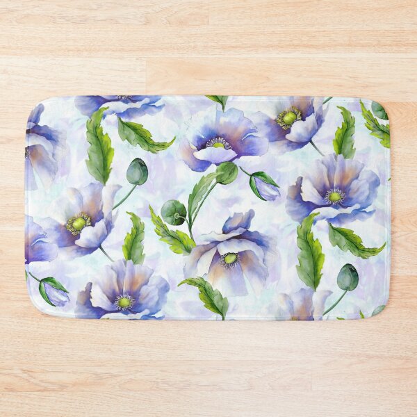 Item preview, Water Color Himalayan Blue Poppies Surface Design designed and sold by Tina Veenstra.