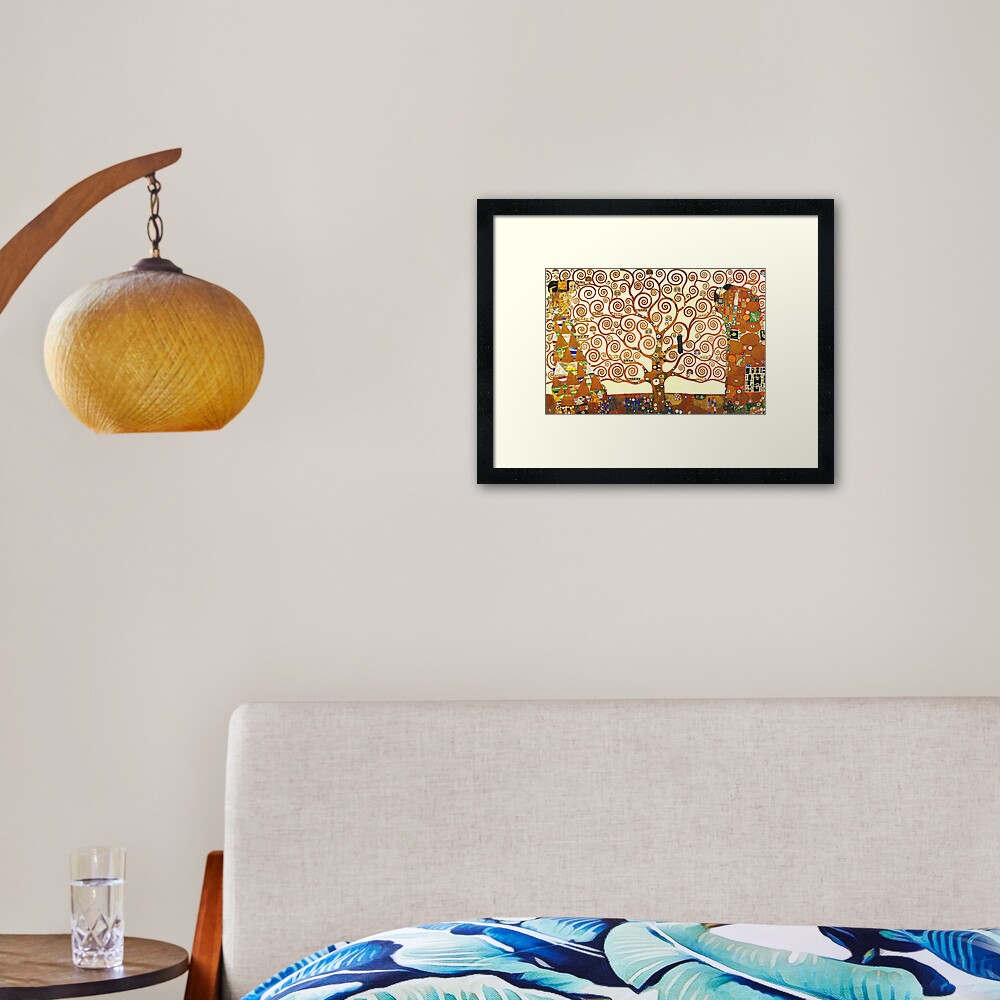 HD The Tree of Life, 1905 by Gustav Klimt - HIGH DEFINITION Framed Art Print