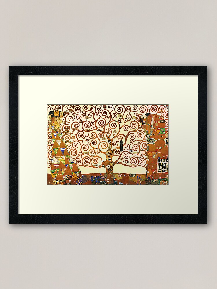 Alternate view of HD The Tree of Life, 1905 by Gustav Klimt - HIGH DEFINITION Framed Art Print