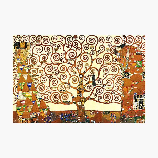 HD The Tree of Life, 1905 by Gustav Klimt - HIGH DEFINITION Photographic Print