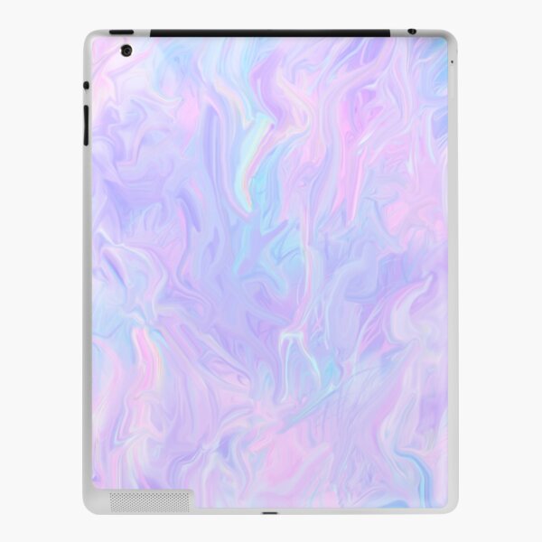 Pink Holographic Pastel Color Print iPad Skin