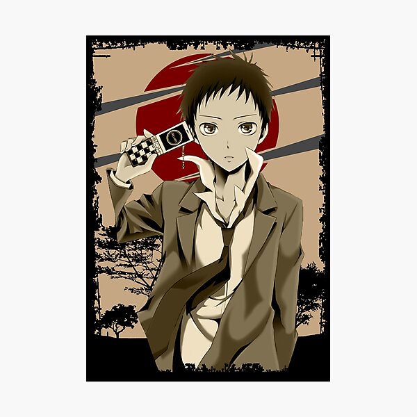 Aperçu de l'œuvre Mikado Ryugamine Durarara Aménagement paysager rétro créée et vendue par Wafusaurus.