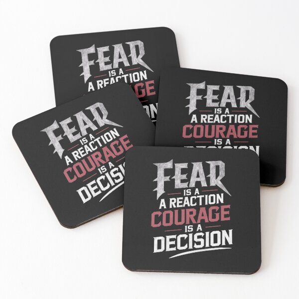 Item preview, Fear Is A Reaction Courage Is A Decision designed and sold by Krieghorn.