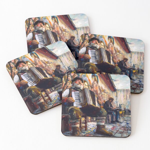 Item preview, Accordion busker designed and sold by Vibranta Studio.